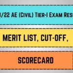 DSSSB 03_22 AE (Civil) Tier-I Exam Result 2025_20250410_091726_0000